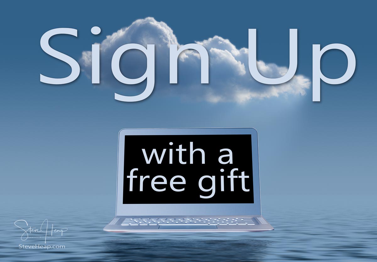 Sign-up – and get a free gift!