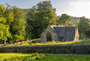 Parish church of Llantysilio near Llangollen in North Wales