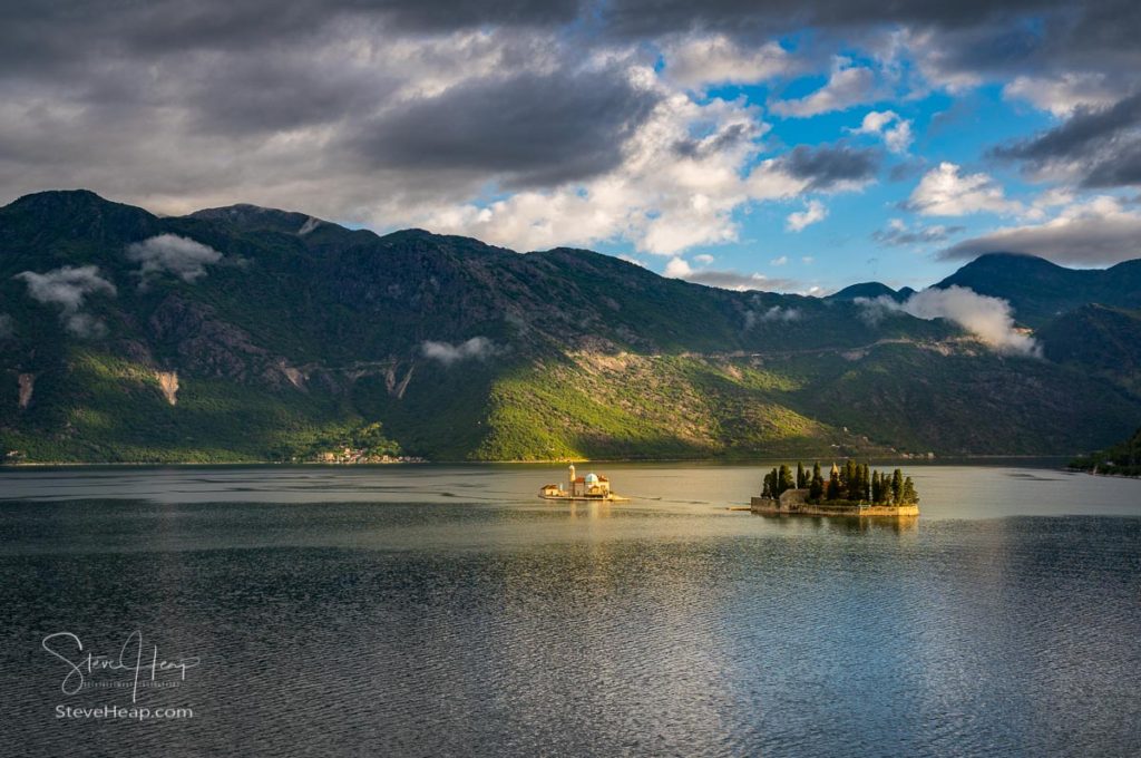 Our Lady of the Rocks in the Gulf of Kotor in Montenegro. Prints available with free shipping from my store