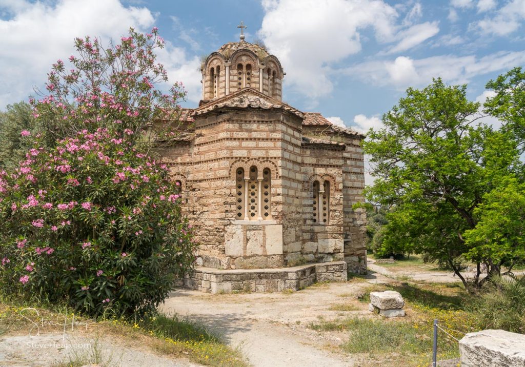 Church of the Holy Apostles in the Greek Forum in Athens Greece