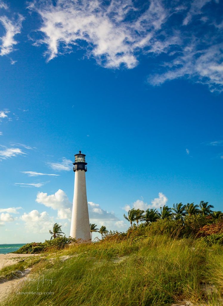 Cape Florida Lighthouse and Lantern in Bill Baggs State Park in Key Biscayne Florida. Prints available in my online store