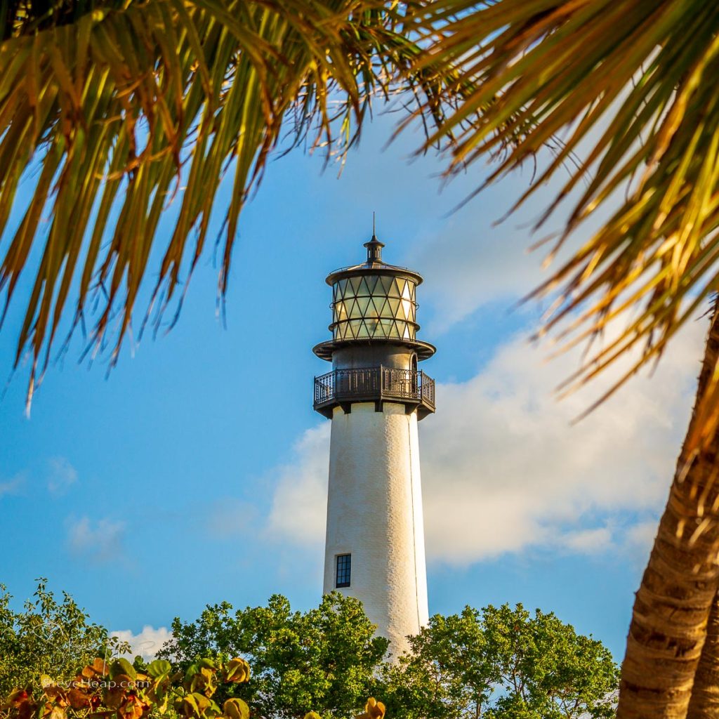 Cape Florida Lighthouse and Lantern in Bill Baggs State Park in Key Biscayne Florida. Prints in my online store