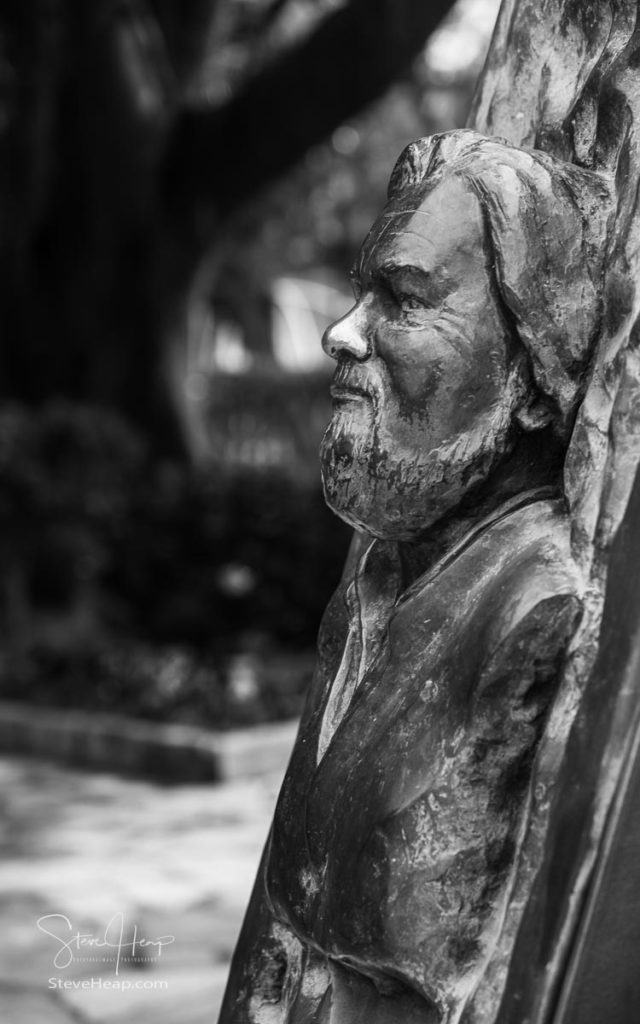 Brass bust of Gerald Durrell by Old Fortress. Prints in my online store