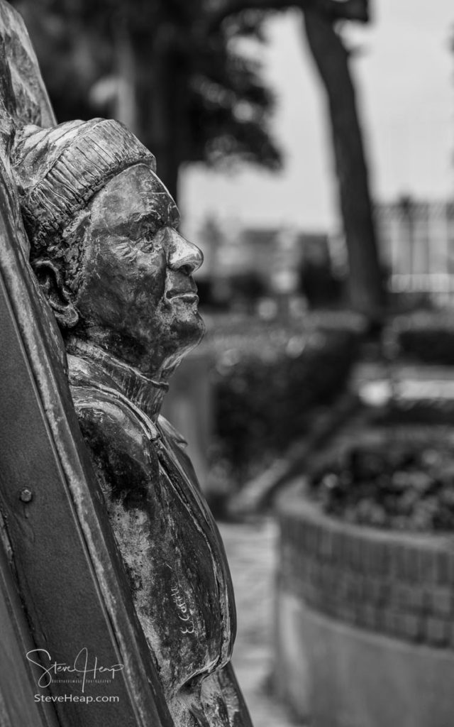 Brass bust of Lawrence Durrell by Old Fortress. Prints in my online store