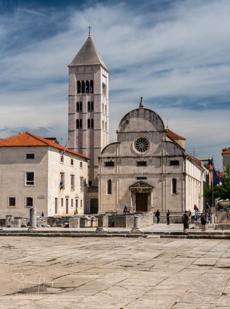 St Mary's church in the ancient old town of Zadar in Croatia