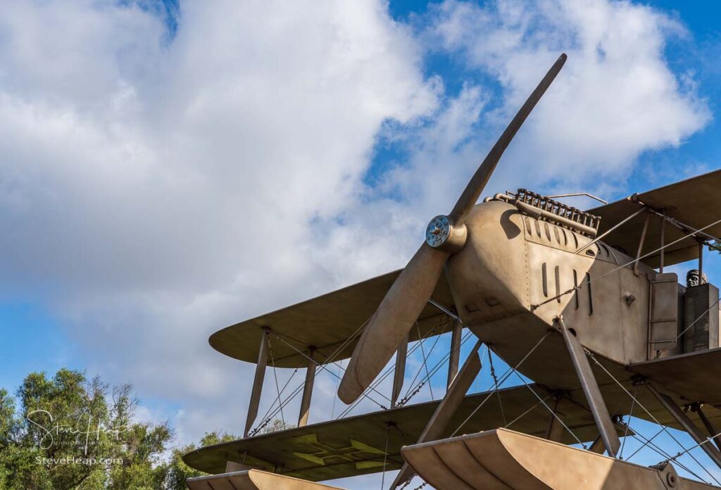 Replica of sea plane at Belem used in first flight across the Atlantic to Brazil. Prints in my online store