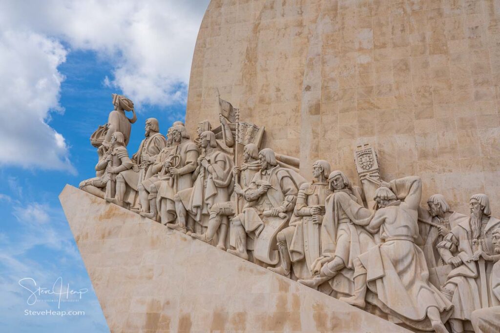 Detail of the Monument of the Discoveries by River Tagus in Belem, Portugal. Prints available in my online store