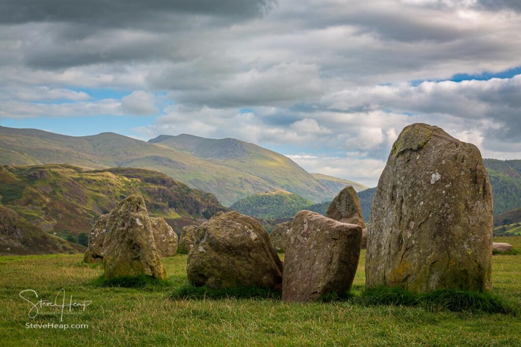 Castlerigg prehistoric stone circle near Keswick in Lake District. Prints available in my store