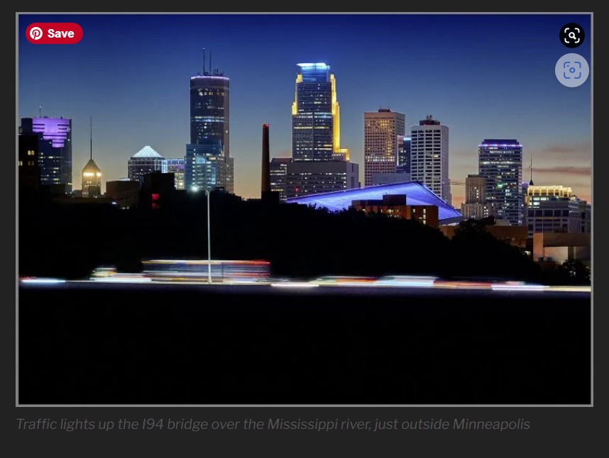 Jim Hughes view over Minneapolis from his recent post