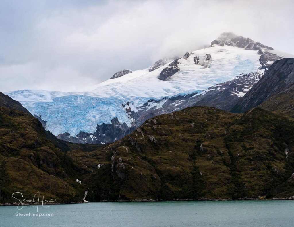 View of Francia or France glacier in Glacier Alley of Beagle channel in Chile
