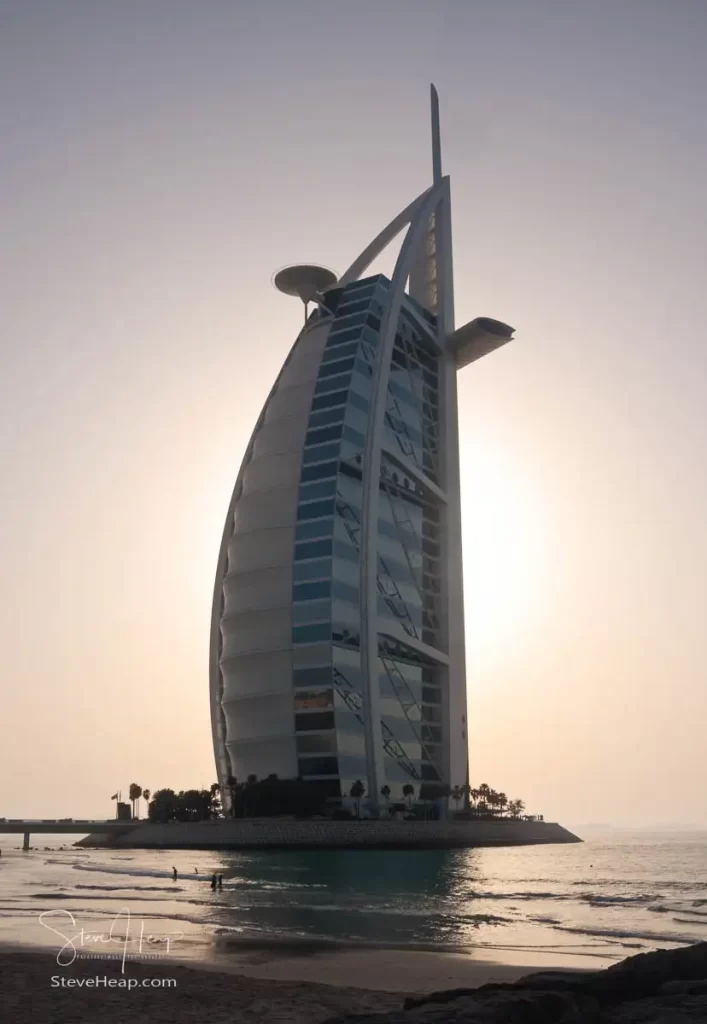 Burj Al Arab hotel back in 2009