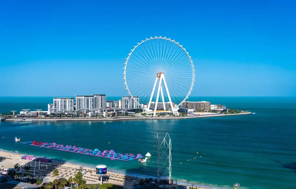 The Ain Dubai Observation Wheel on Bluewater Island in Dubai