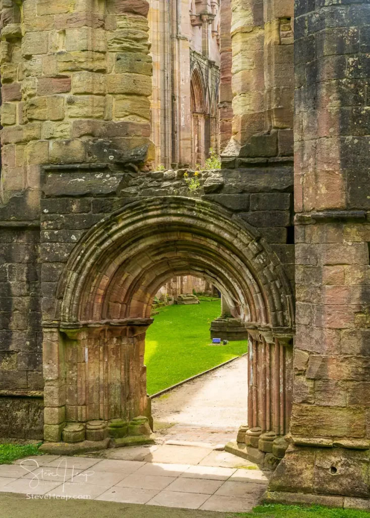 The entrance gate to the church