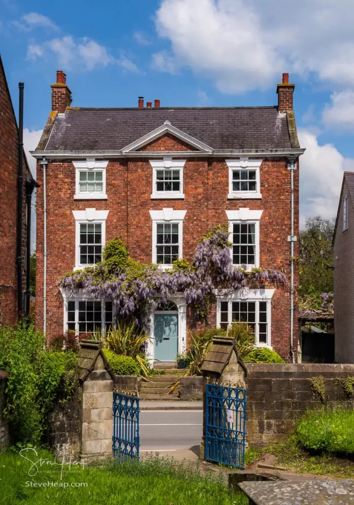 18th Century Georgian home opposite the St Mary's church gates in Ellesmere
