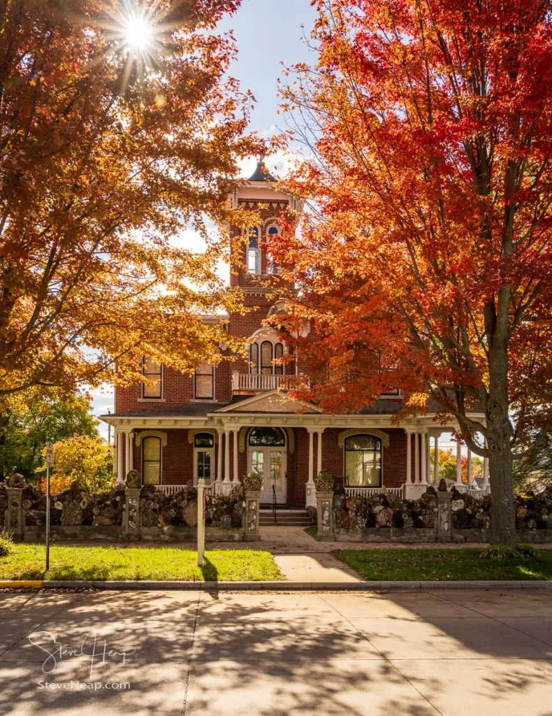 Ornate building housing Porter House Museum on W Broadway in Decorah Iowa. Prints available in my online store