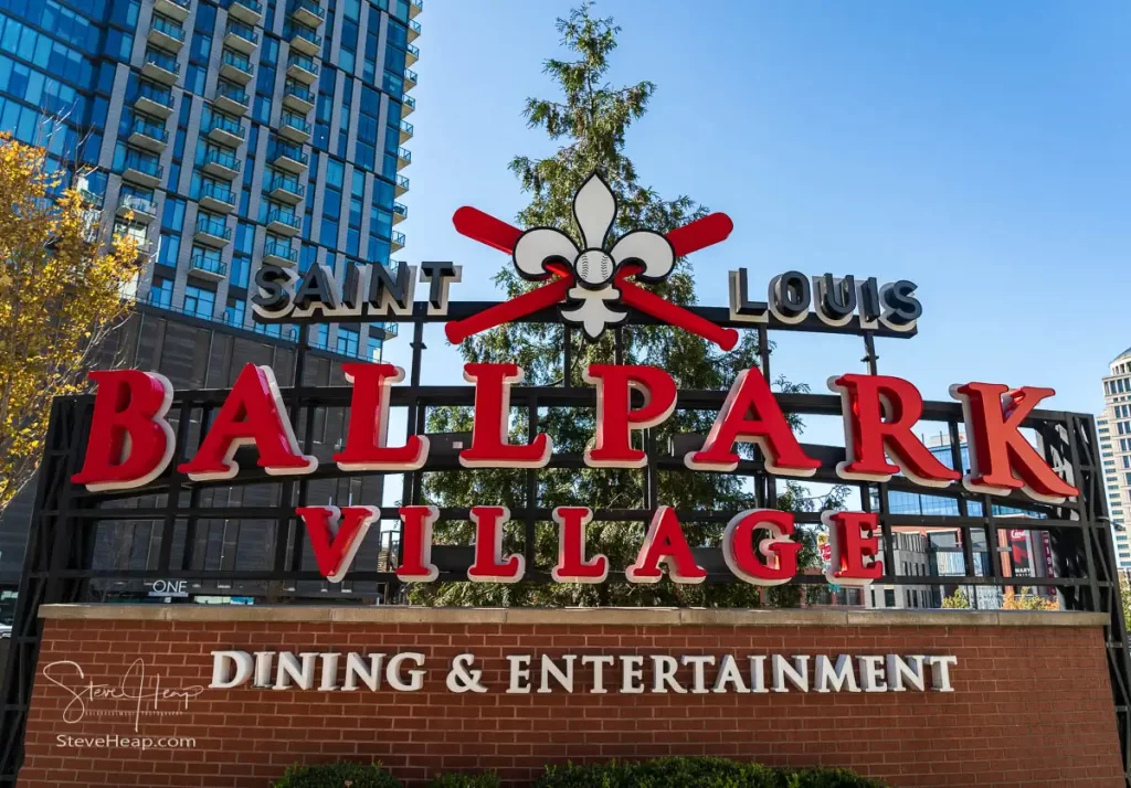 St Louis Ballpark Village in downtown. 