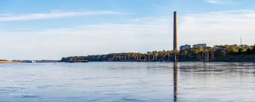 New Madrid power station dominating the horizon by the banks of the Mississippi River. Prints available in my online store