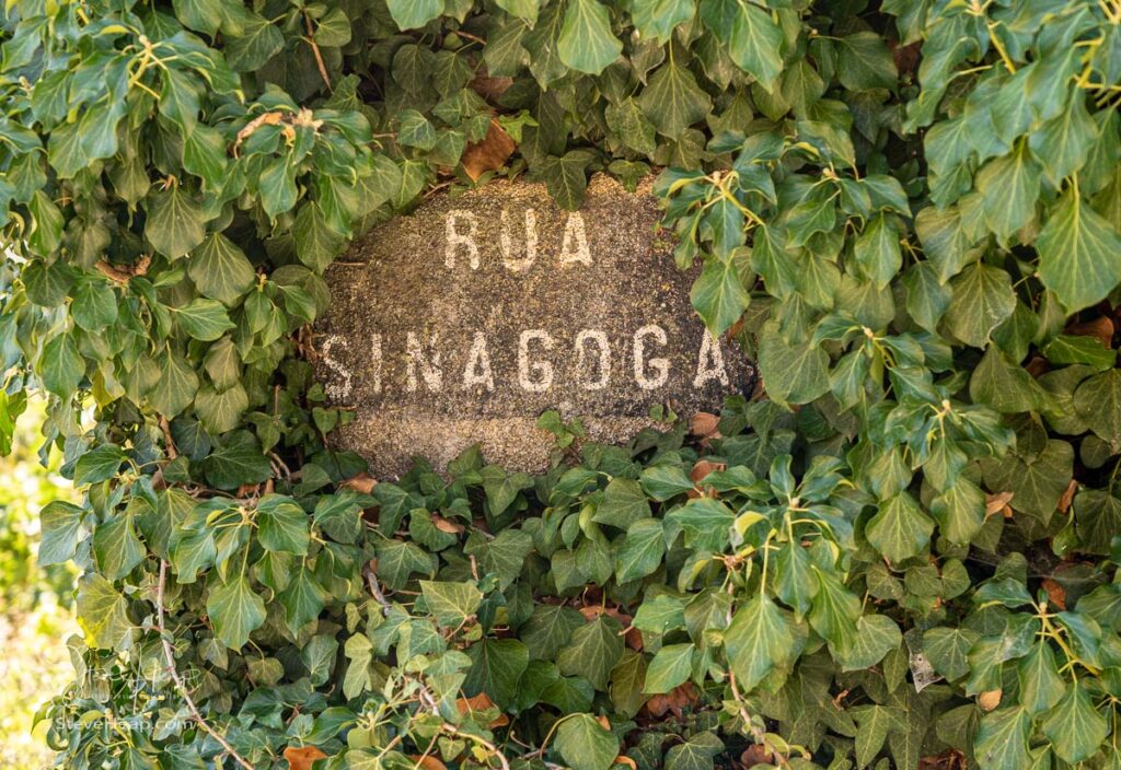 Rua Sinagoga or Synagogue Street in the ancient town of Castelo Rodrigo in Portugal