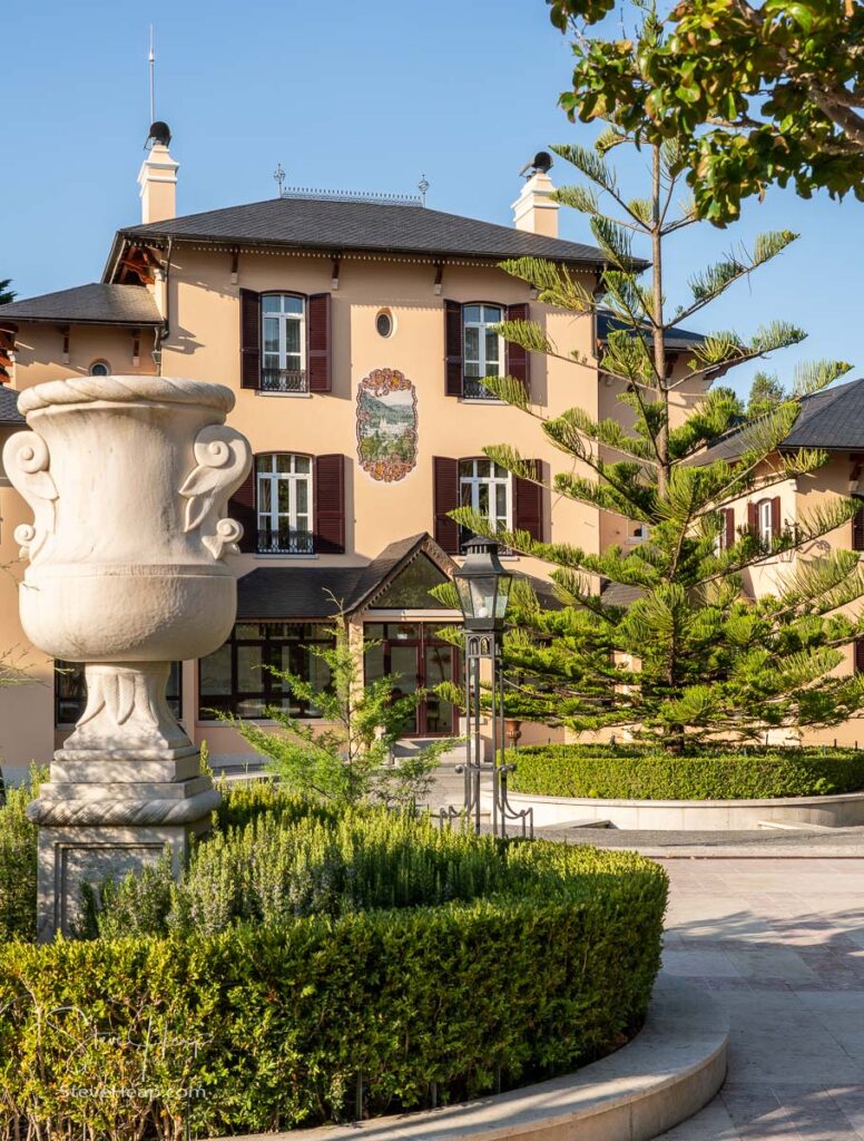 Exterior of the Sintra Marmoris Palace boutique hotel near Lisbon