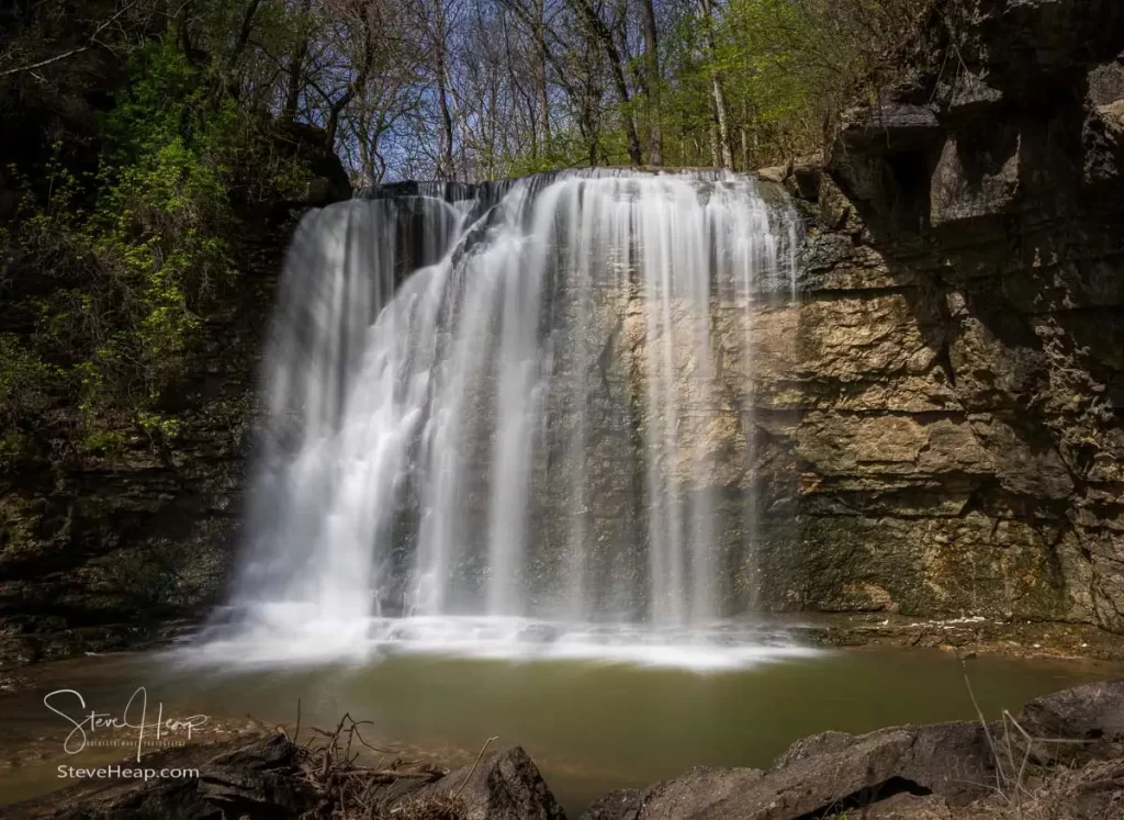 Hayden Falls north of Columbus in Ohio