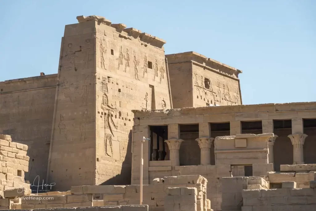 Philae Temple near the Low Dam in Aswan Egypt