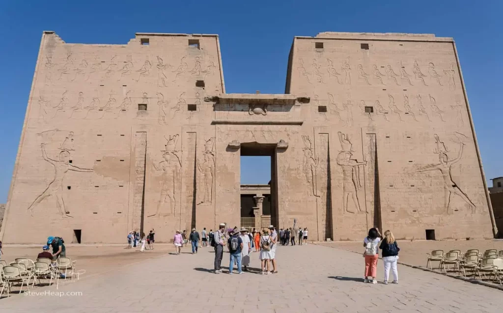 Exterior of the Edfu temple