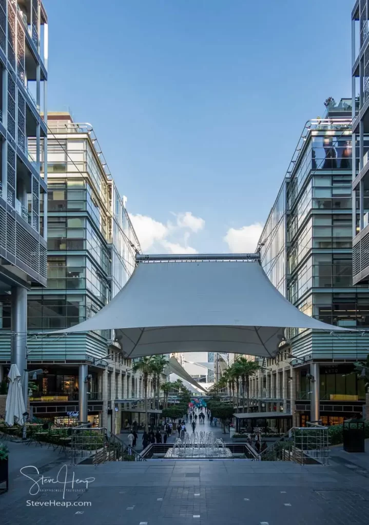 View down the main walkway of the Abdali Mall in Amman