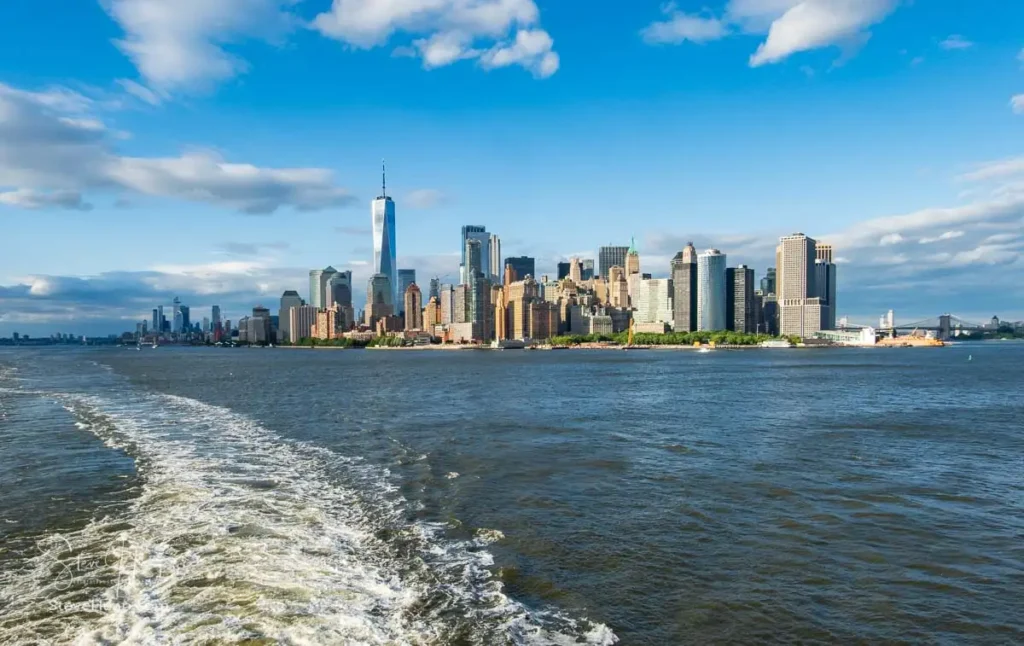 Departing from New York City and leaving Manhattan behind as we embark on our cruise to Iceland