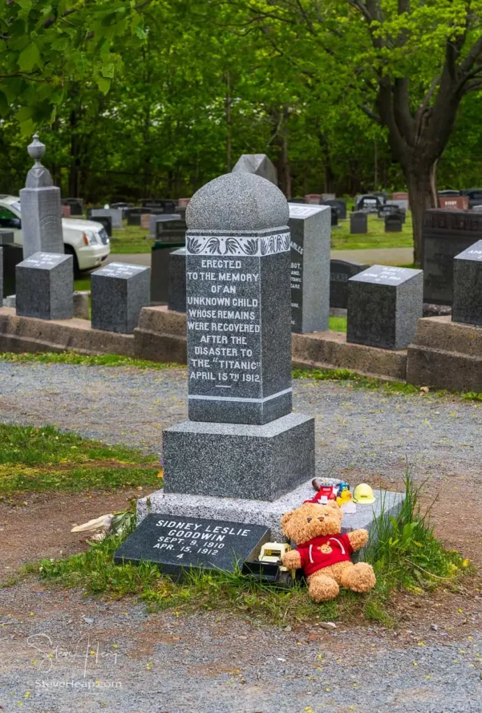 The memorial for the Unknown Child in the Fairview Cemetery in Halifax NS