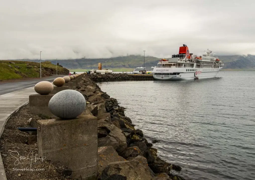 Sculptures of all the different bird eggs found in Iceland carved out of granite