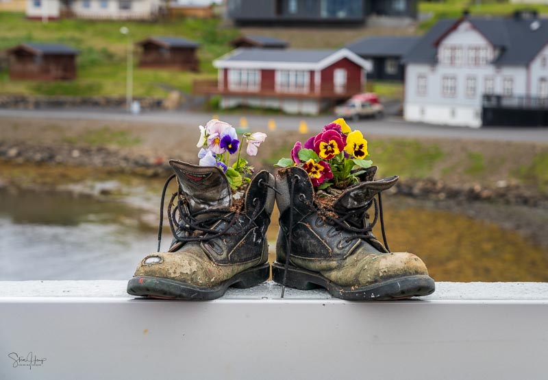 Once our hiking days are over, we can become flowerpots