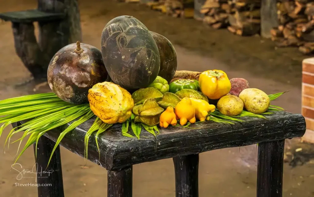 Collection of plants used for food, medicine and perhaps recreational purposes